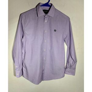 Lauren Ralph Lauren Button Up Shirt Purple Womens Size 16 Dress Casual